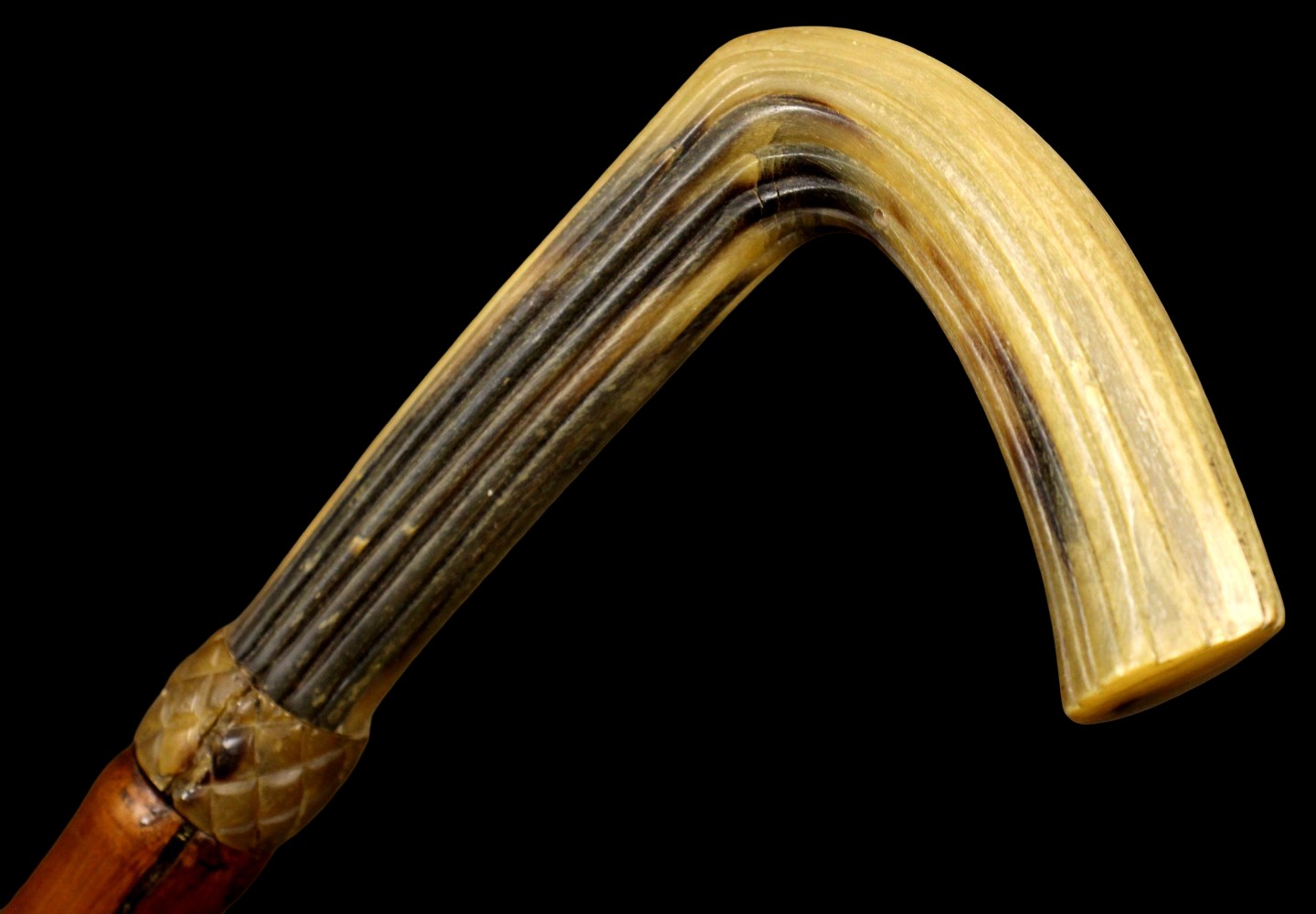 Two Antique Walking Canes Sticks