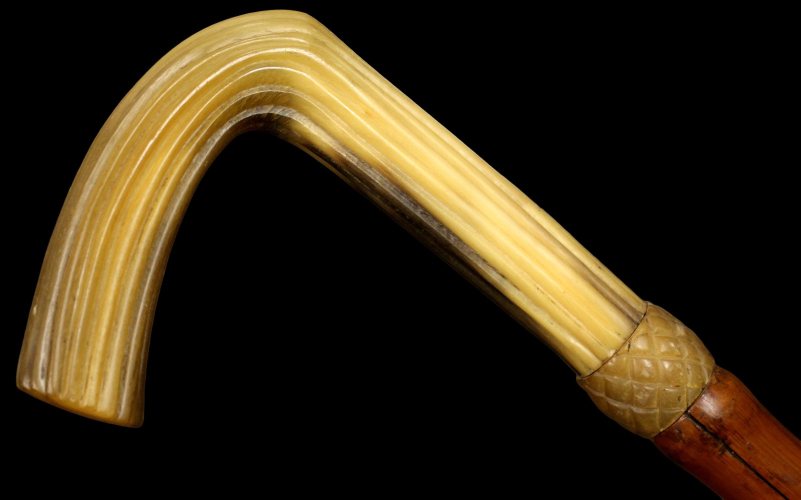 Two Antique Walking Canes Sticks