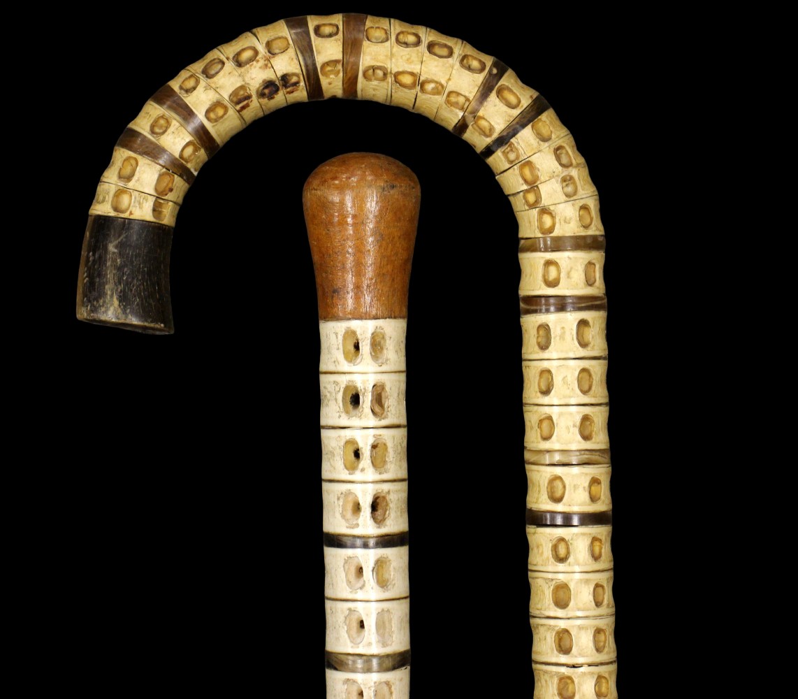 Lot of Two Nicely Decorated Canes Walking Sticks