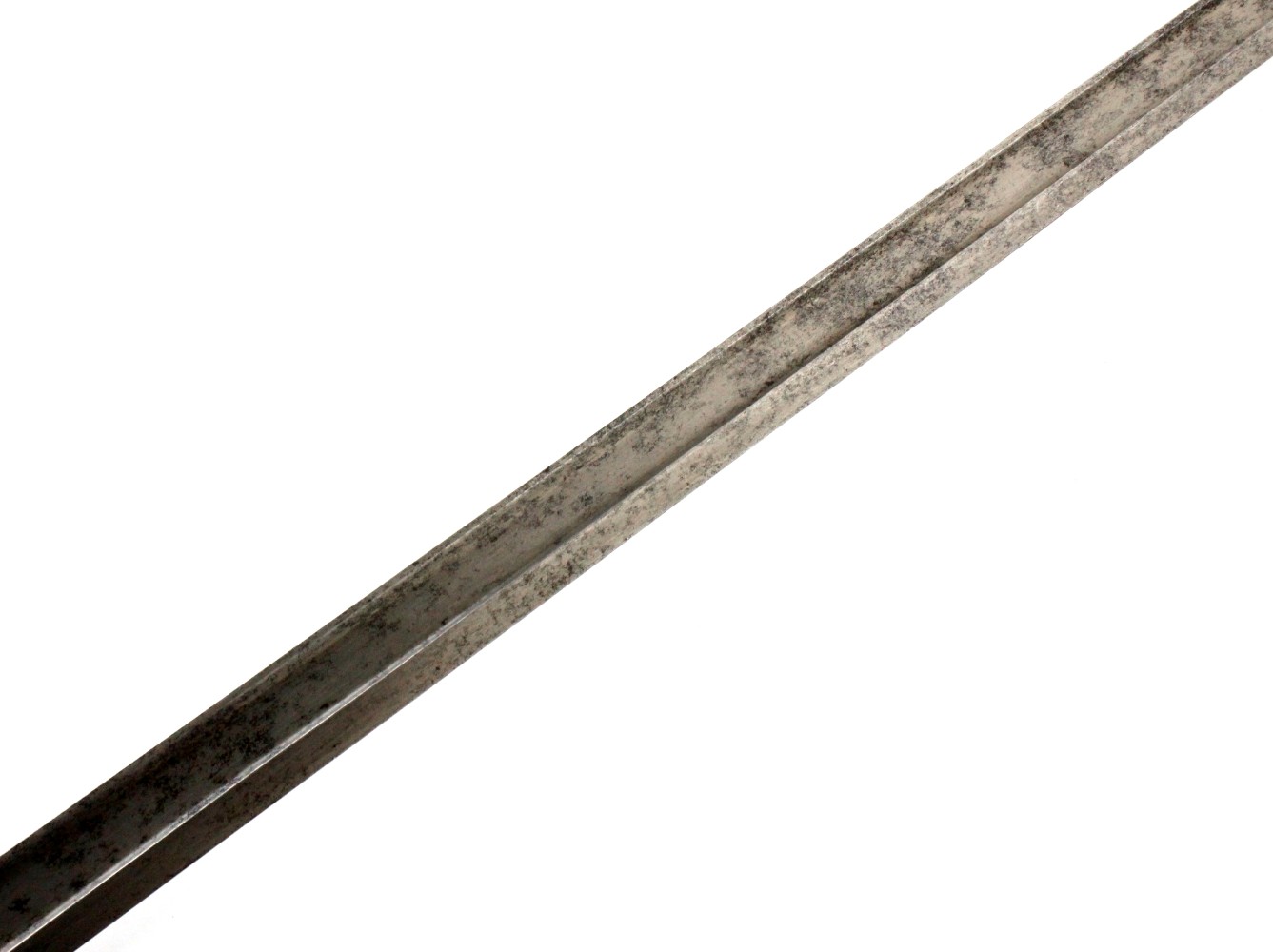 Antique American Civil War era Cavalry Sword, Rare Maker Marked Spine.