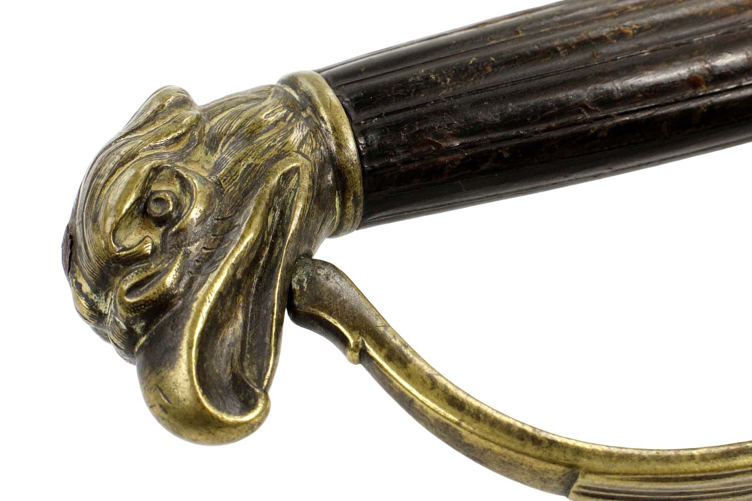 Very Good pre American Civil War US Officers Eagle Head Sword with Etched Blade & Rare Complete Original Scabbard.