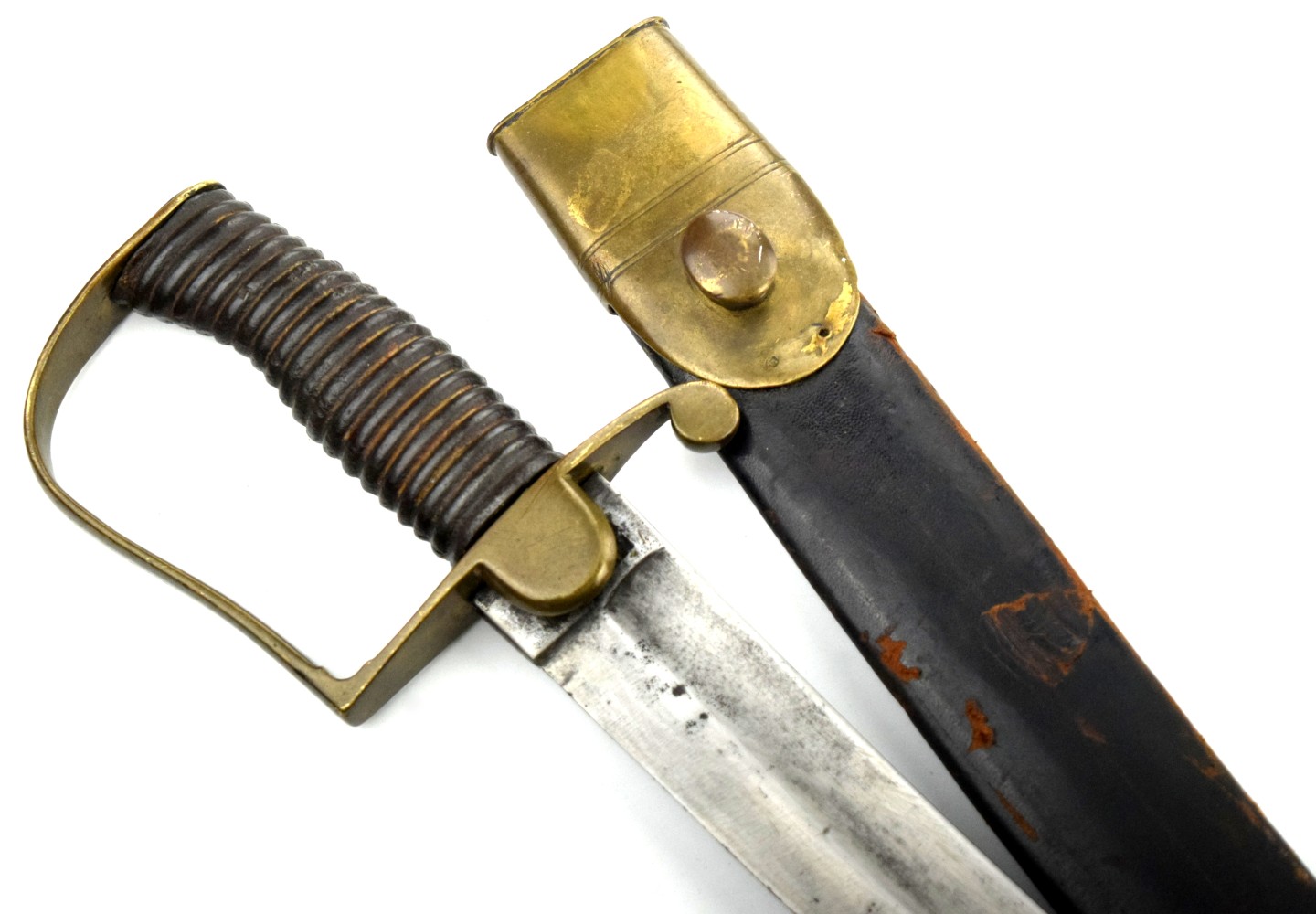 Late Georgian Brass hilted sidearm/Cutlass