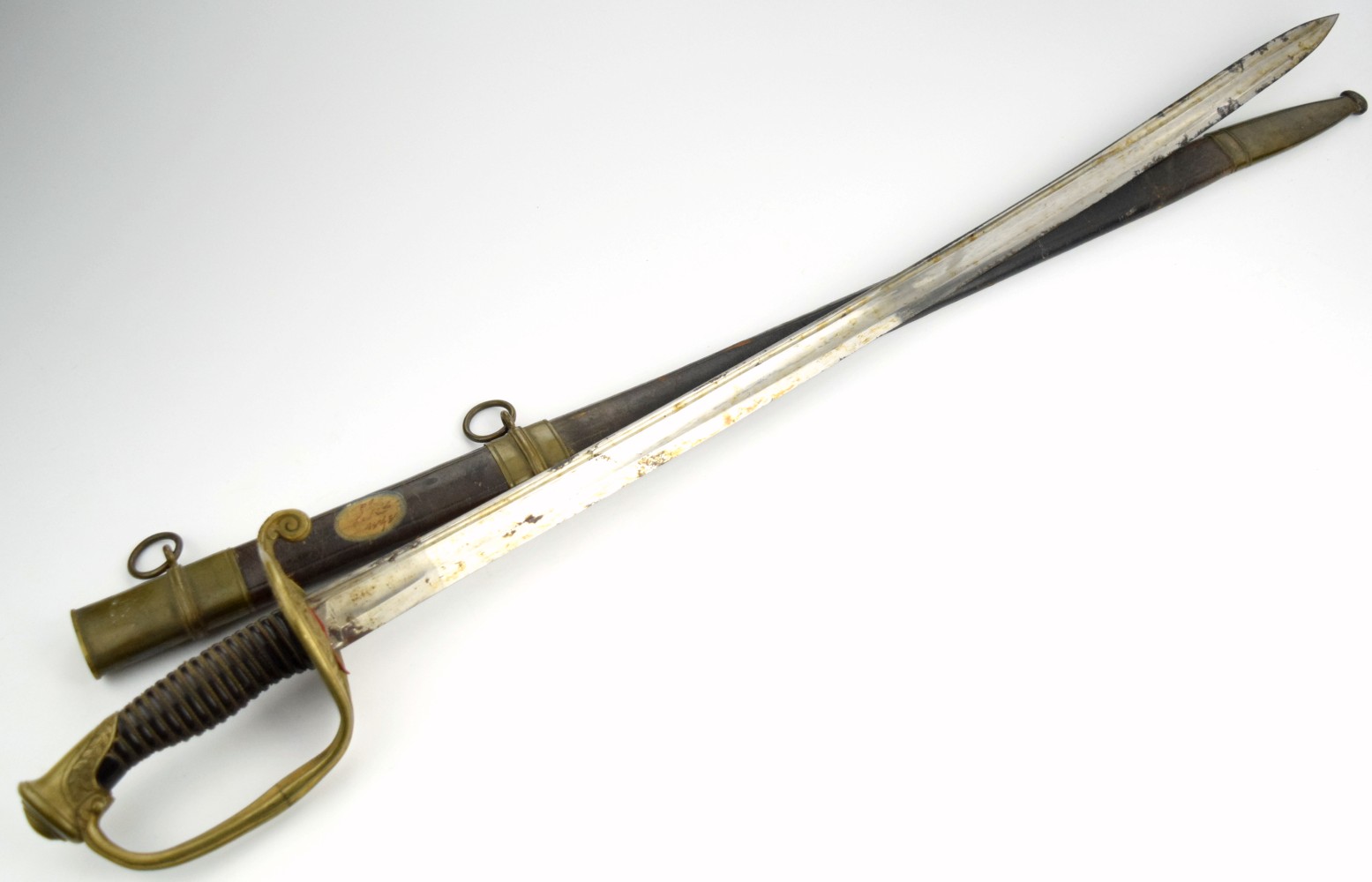 Interesting Mid 19th Century French Officer Sword for US Market