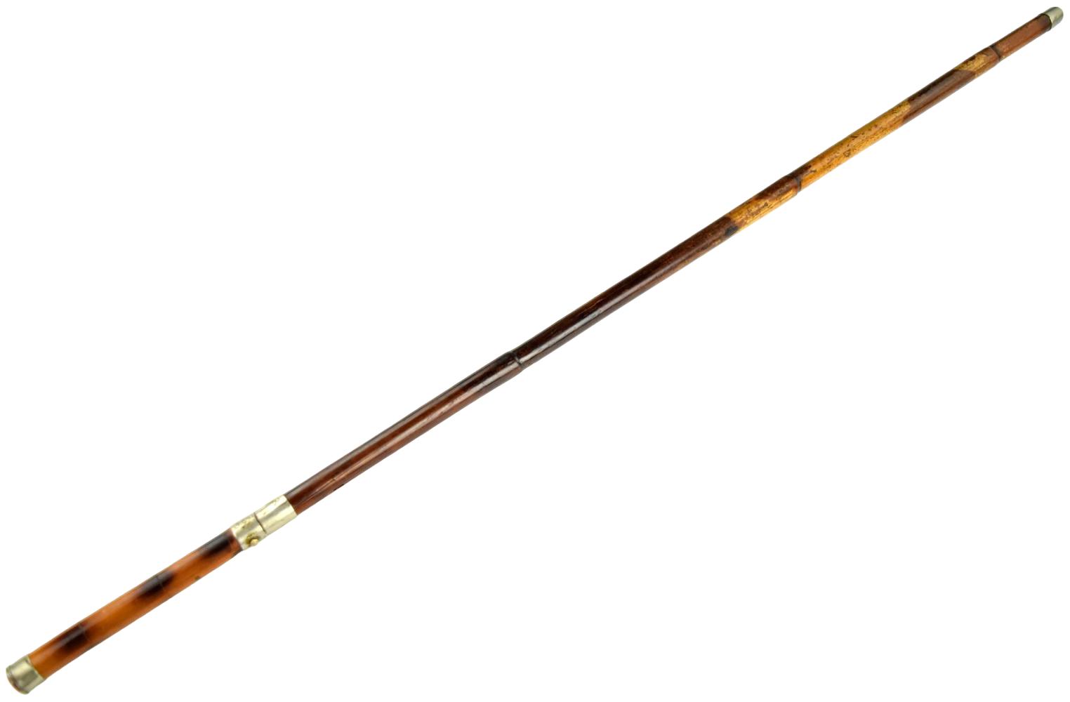 Antique 19th C. Gentleman's Self Defence Sword Cane Walking Long Stick with 27 inches Rapier Blade