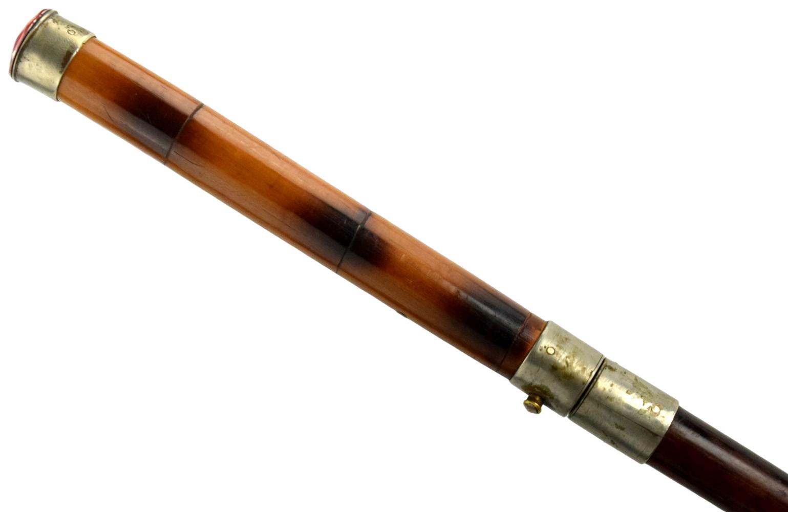 Antique 19th C. Gentleman's Self Defence Sword Cane Walking Long Stick with 27 inches Rapier Blade