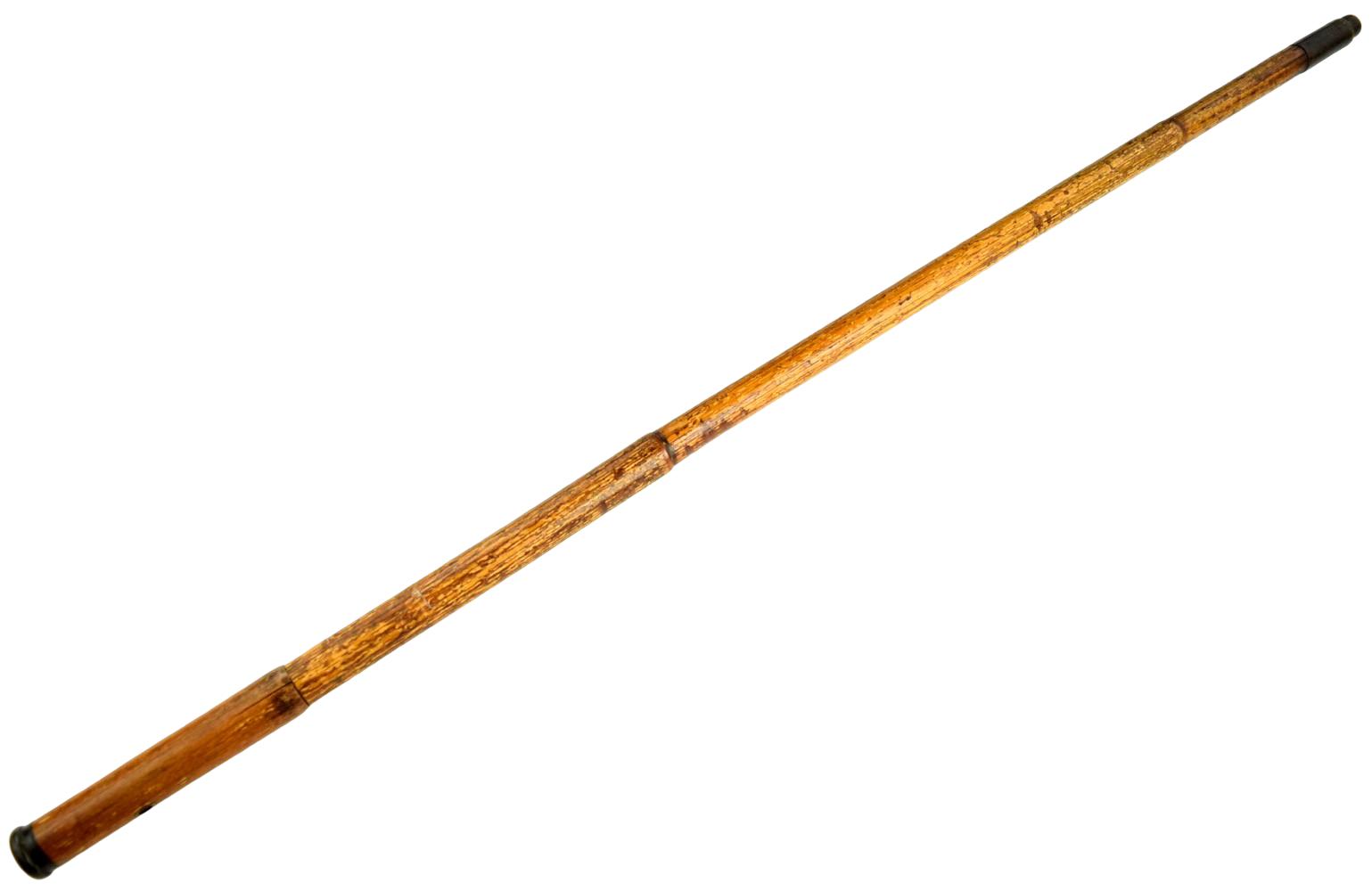 Antique 19th Century Continental Sword Walking Cane with a Stiletto Dagger Blade.