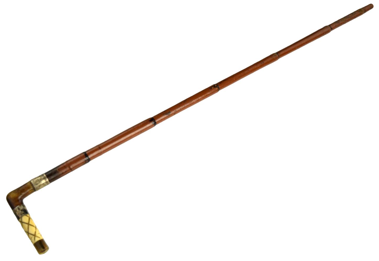Antique Continental Walking Cane with 18th Century Full Size Sword Blade.