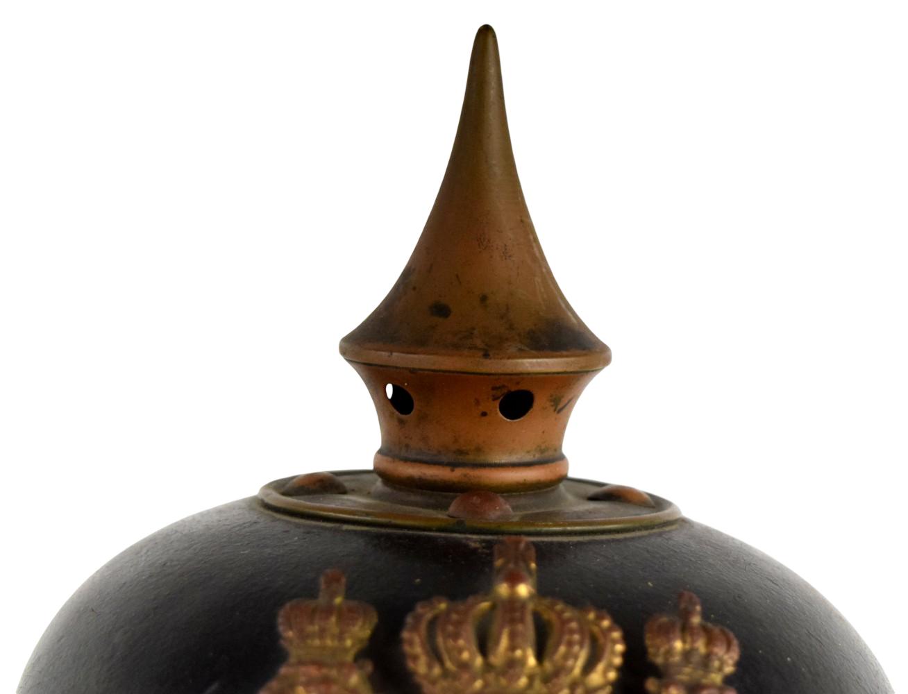 Imperial German WWI Bavarian M1895 Pickelhaube infantry helmet