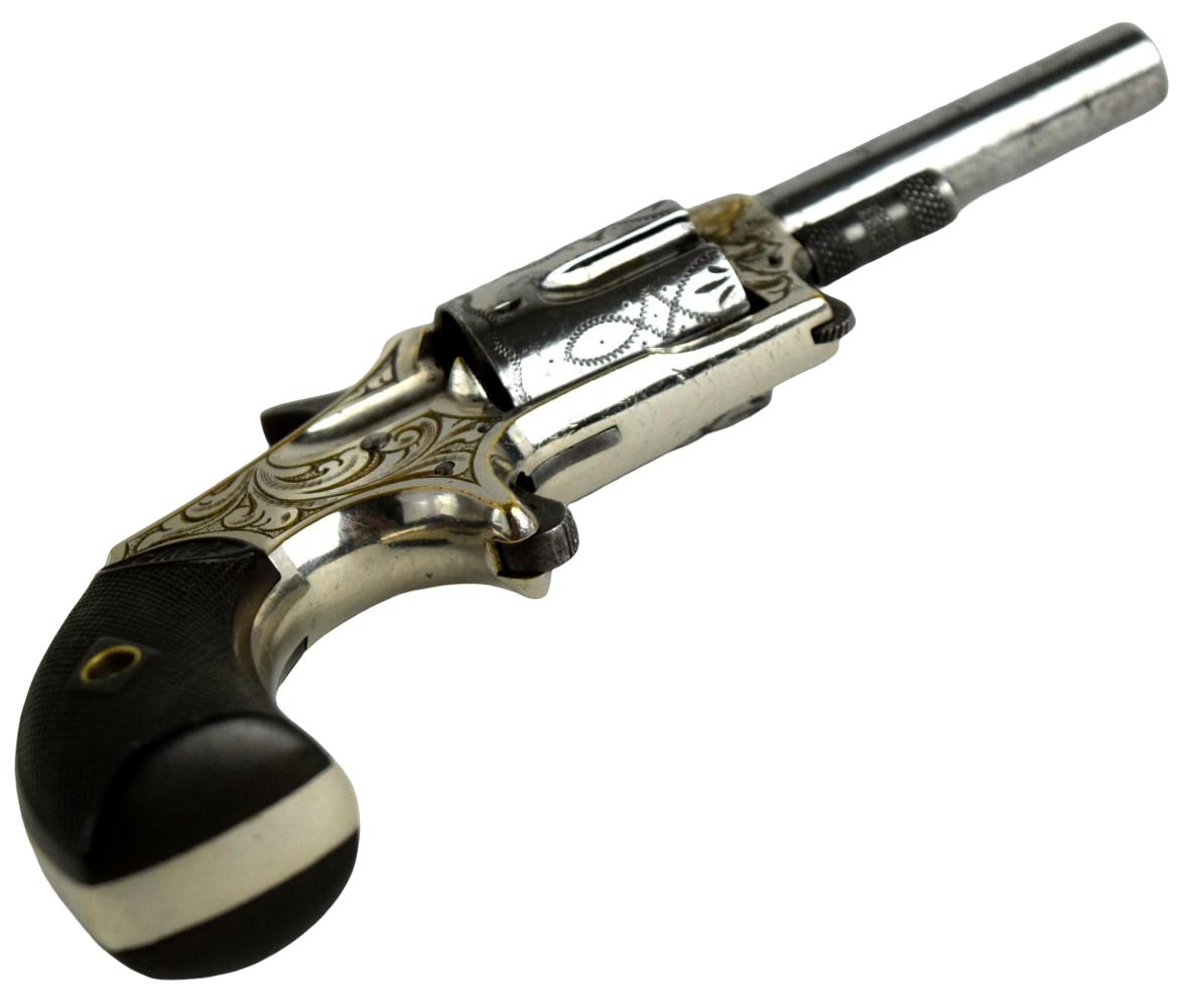 Factory Engraved Hopkins & Allen Single Action Revolver