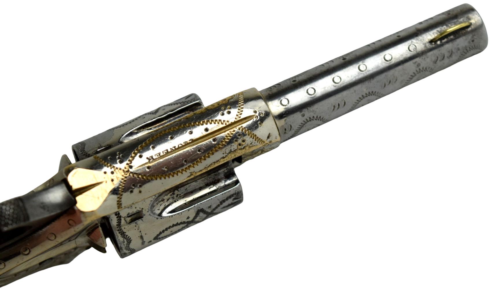 Factory Engraved Hopkins & Allen Single Action Revolver