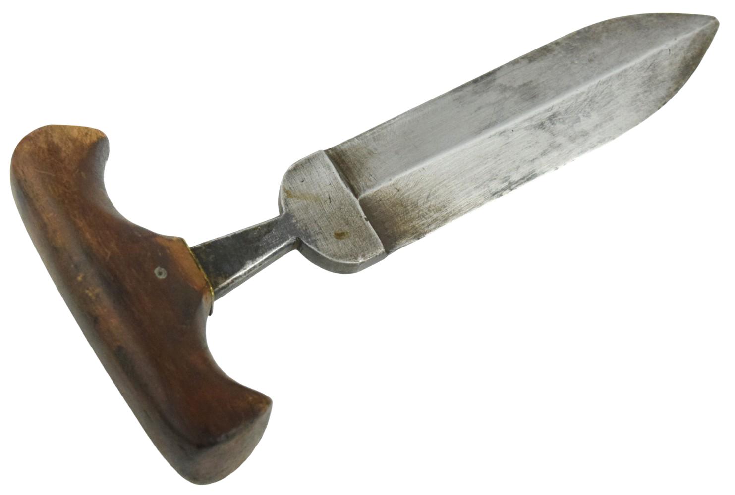 Antique English or American Gamblers Push Dagger Knife