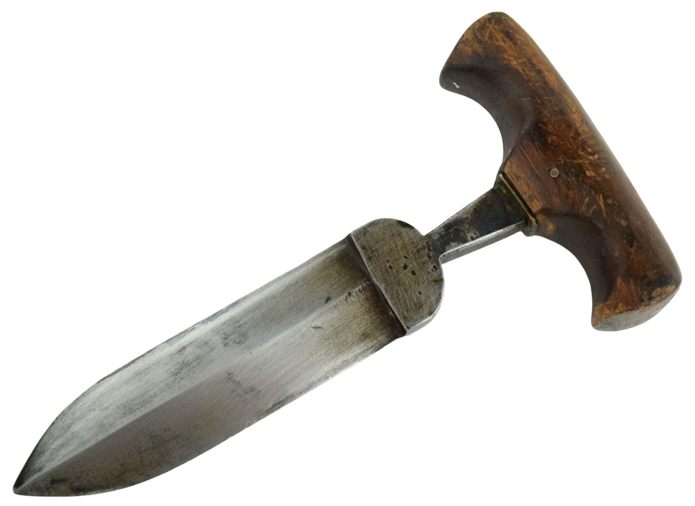 Antique English or American Gamblers Push Dagger Knife