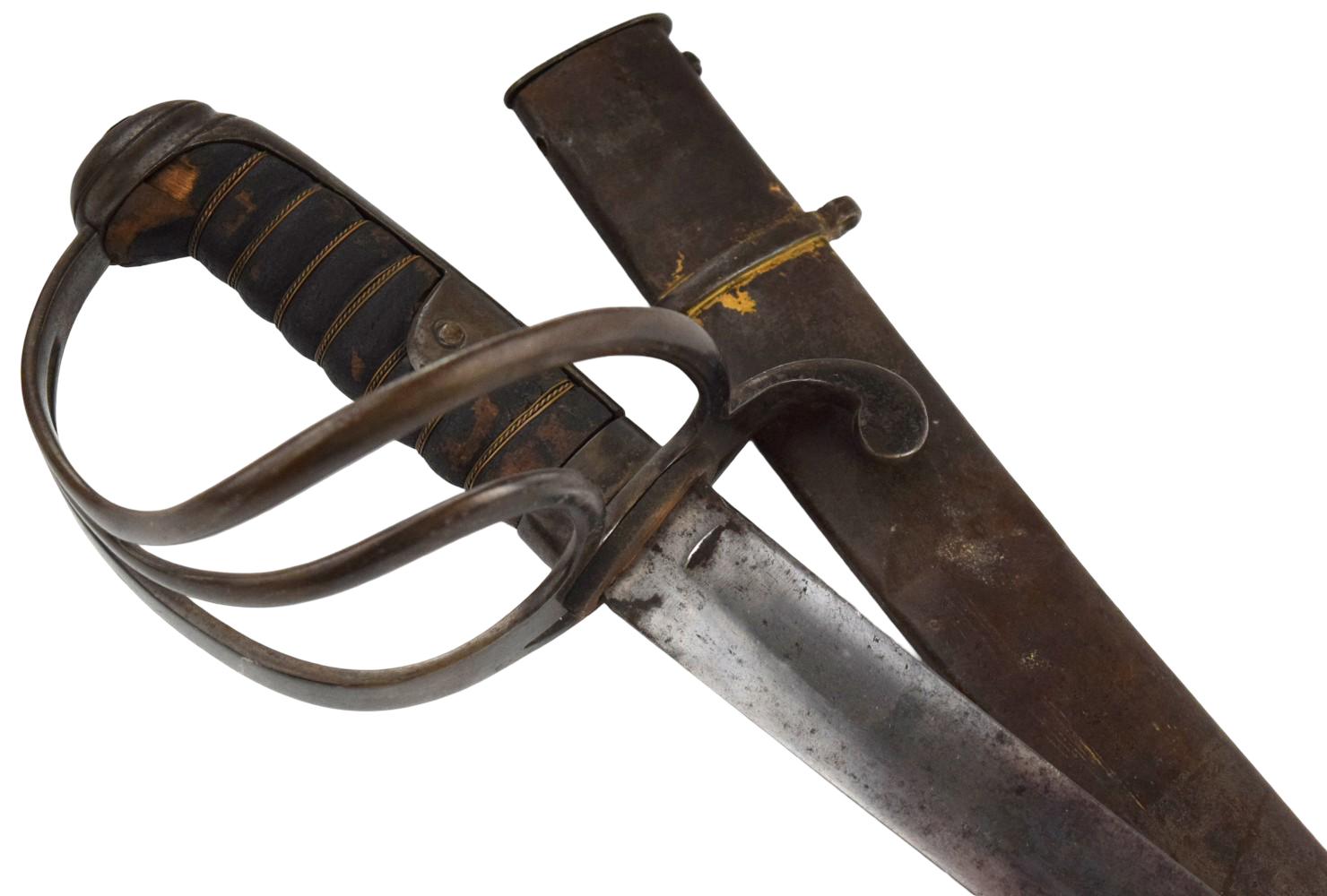 Antique British pattern 1821 light cavalry saber sword