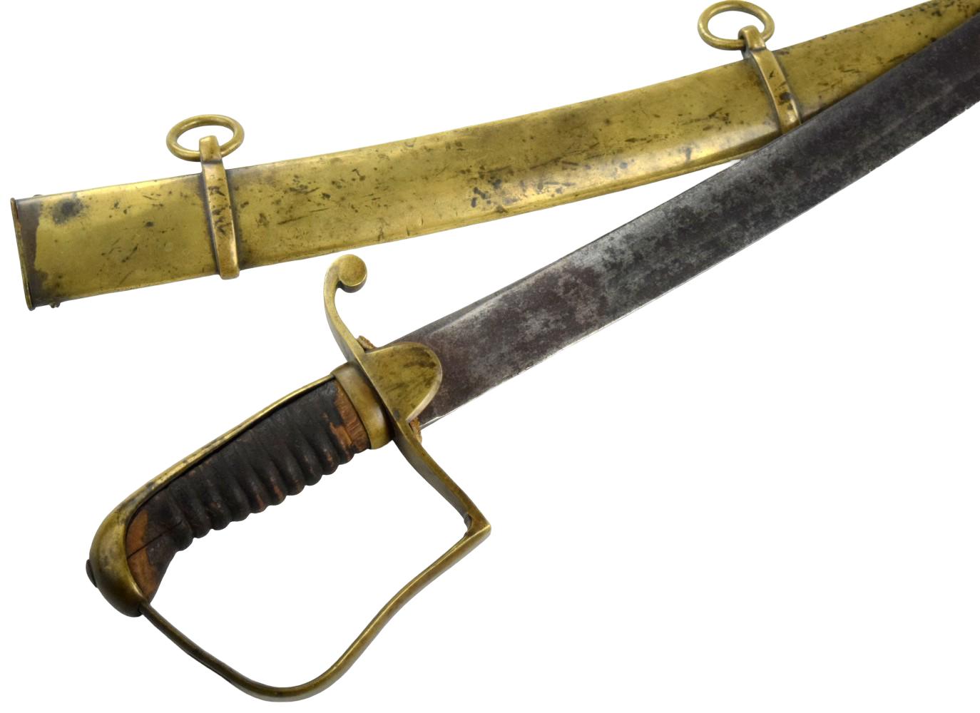 1796 Pattern British Brass Cavalry Sword ~ Possible American Revolution Used