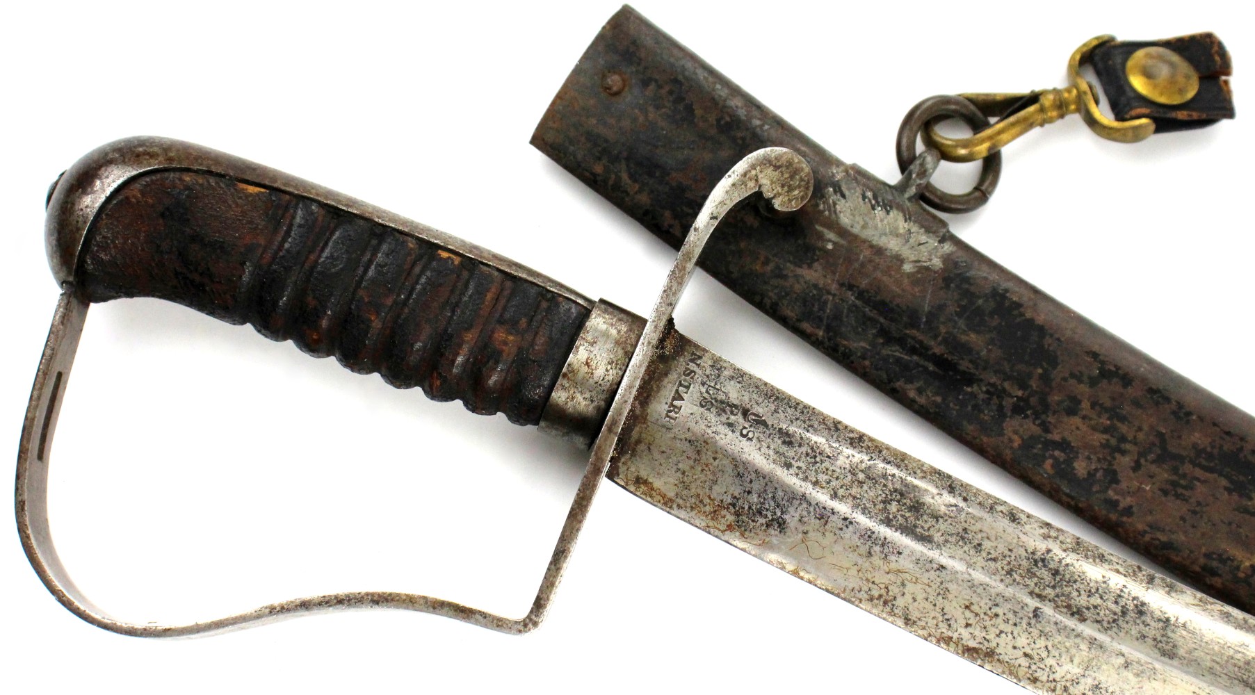 Rare 1818 Model US Nathan Starr Sword with Well Marked Blade and Seldom Encountered Dated Hilt 1821. Good and Rare Example Overall.