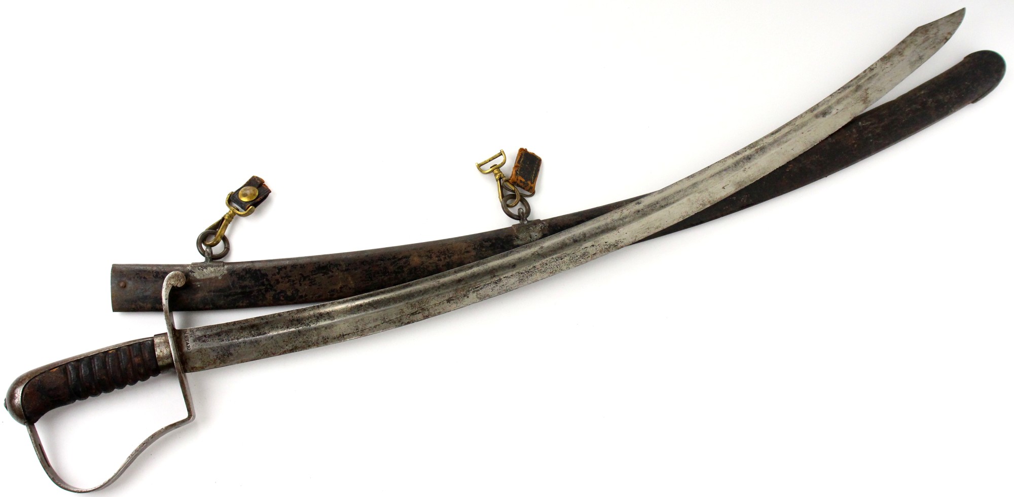 Rare 1818 Model US Nathan Starr Sword with Well Marked Blade and Seldom Encountered Dated Hilt 1821. Good and Rare Example Overall.