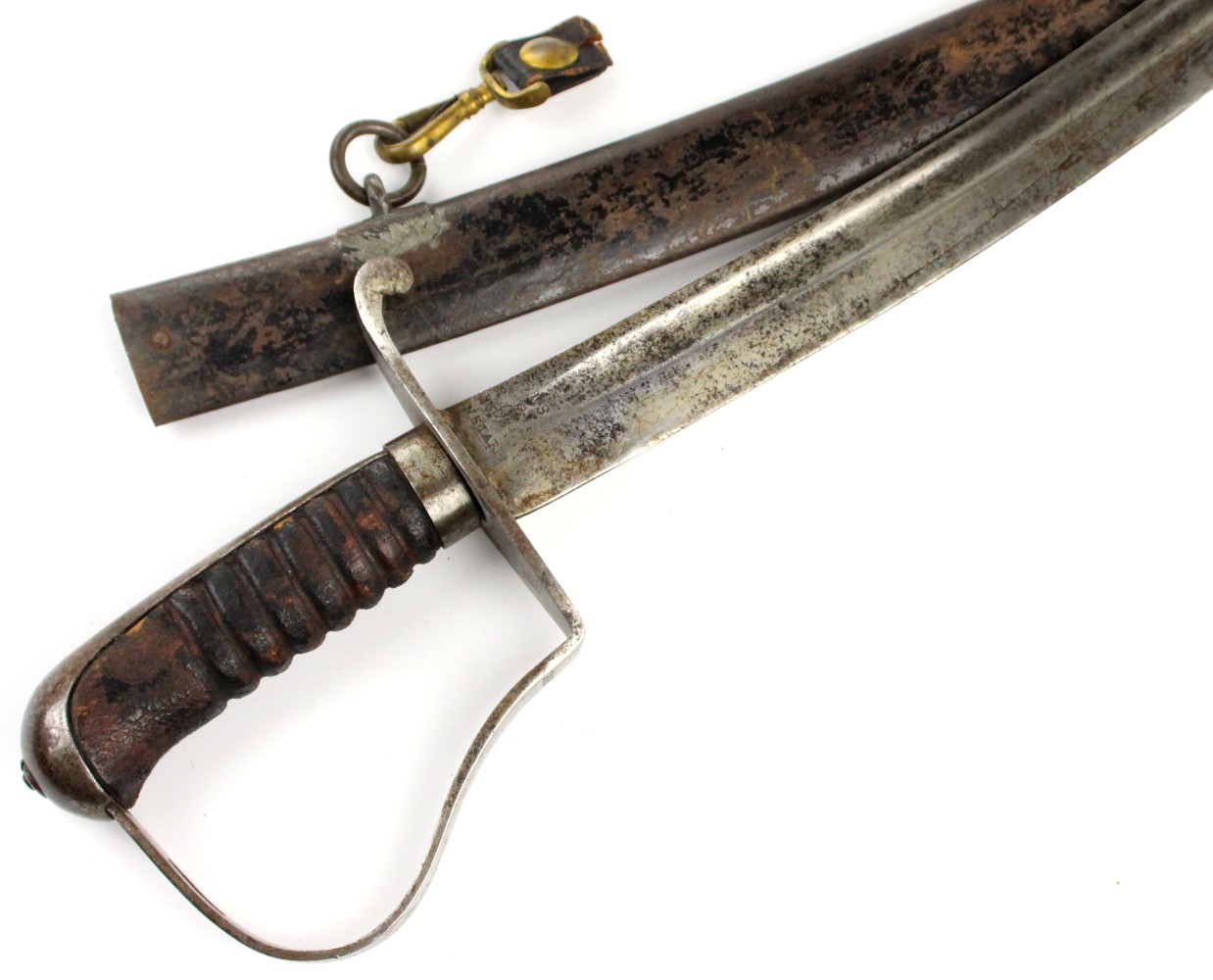 Rare 1818 Model US Nathan Starr Sword with Well Marked Blade and Seldom Encountered Dated Hilt 1821. Good and Rare Example Overall.