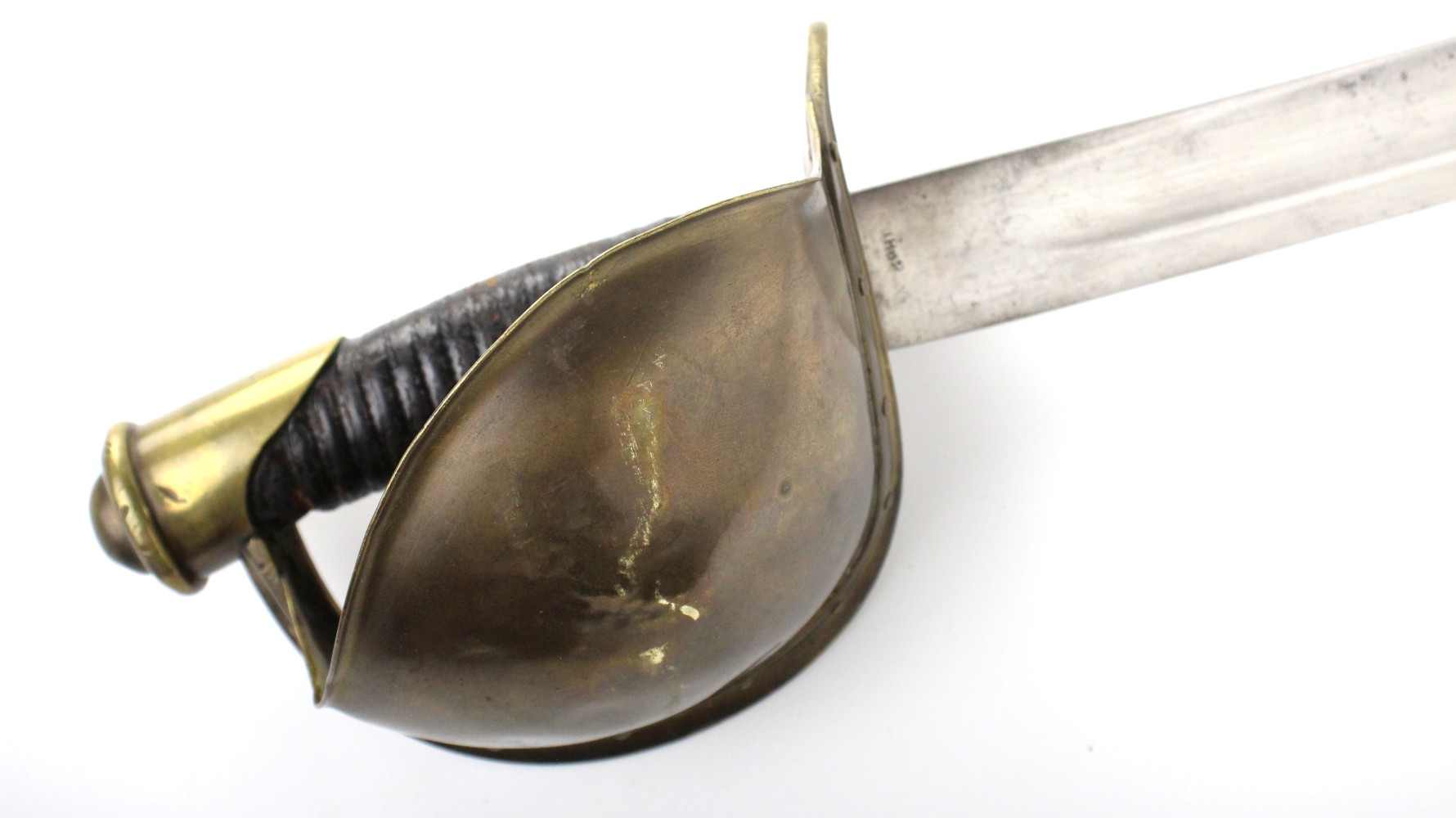 Good American Civil War 1862 Dated US Unit Marked Navy Cutlass Naval Sword by ''Ames Mfg. Chicopee Mass.''