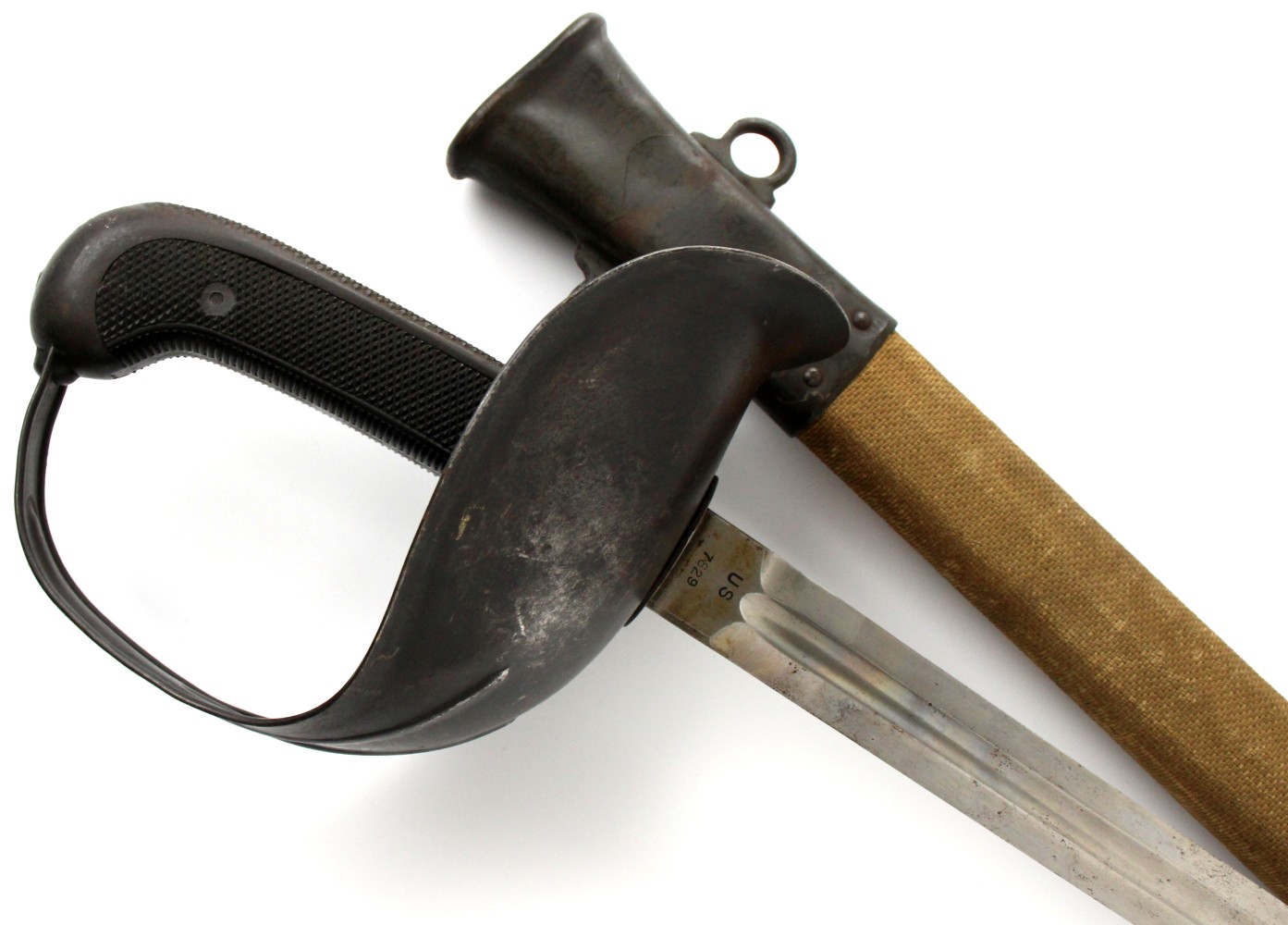 Scarce pre WW I US 1913 PATTON Sword by Springfield Armory. Well Marked.