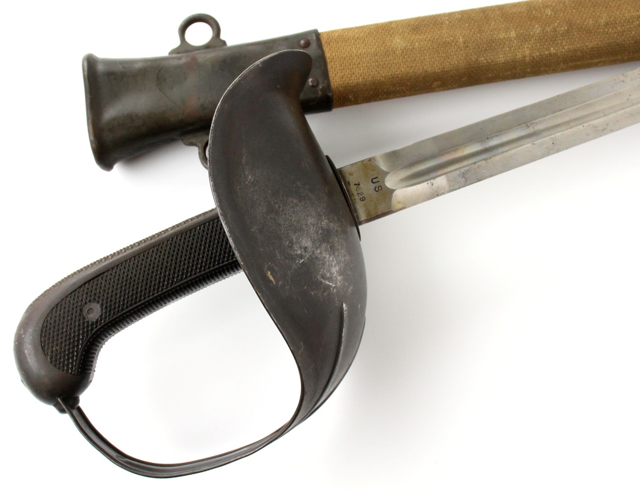 Scarce pre WW I US 1913 PATTON Sword by Springfield Armory. Well Marked.