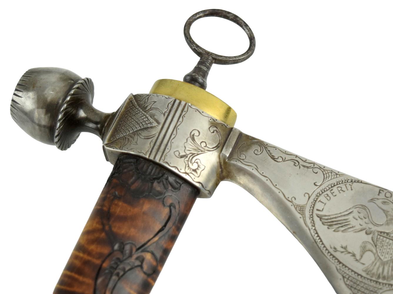 A custom made tomahawk to commemorate the Lewis & Clark expedition in 1803.