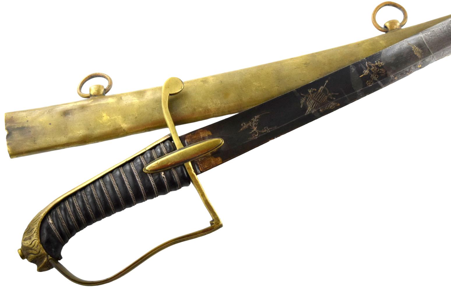Napoleonic Era Hungarian Light Cavalry Officer's Saber ~ circa 1795â1815 ~ Damascus Blade