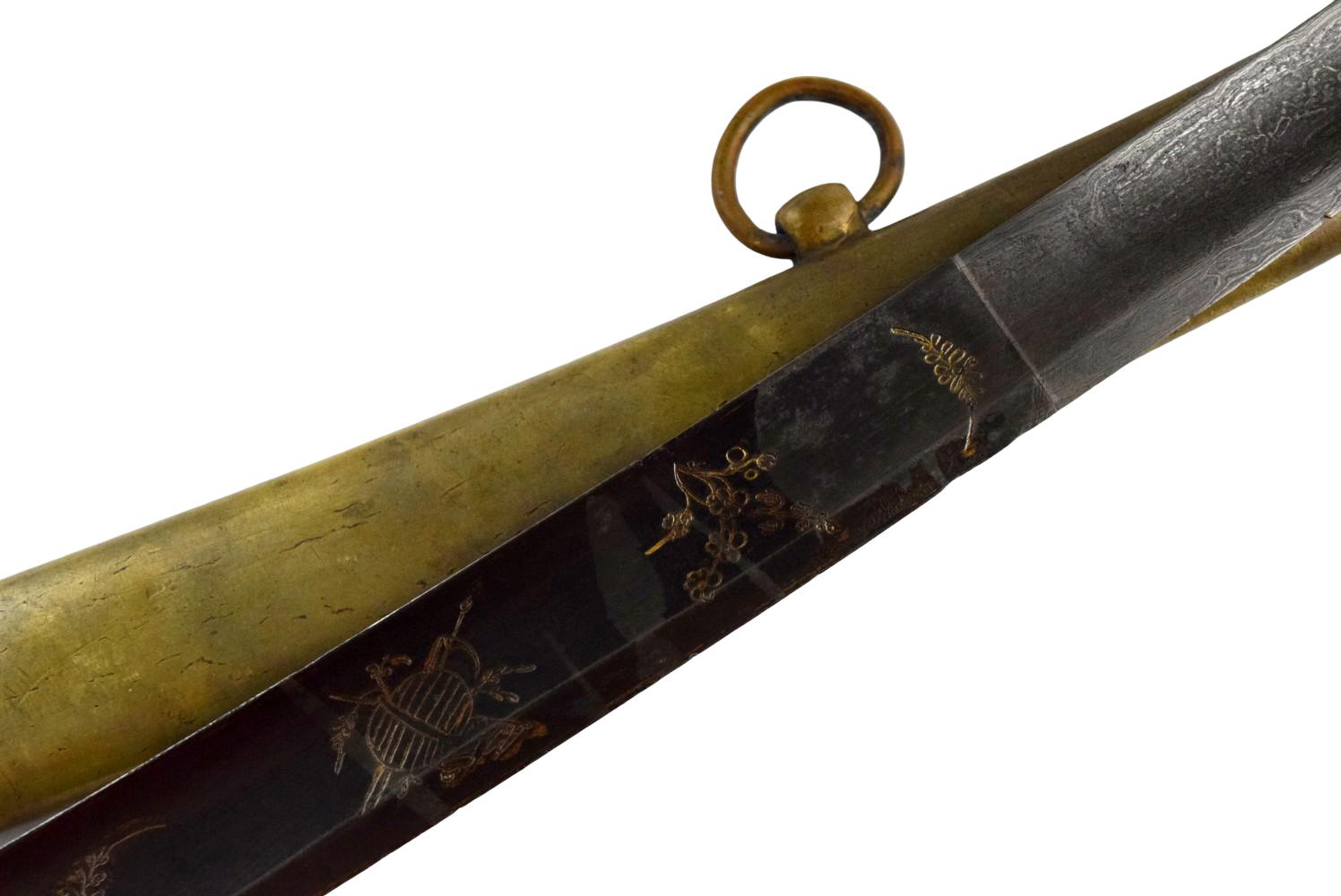 Napoleonic Era Hungarian Light Cavalry Officer's Saber ~ circa 1795â1815 ~ Damascus Blade