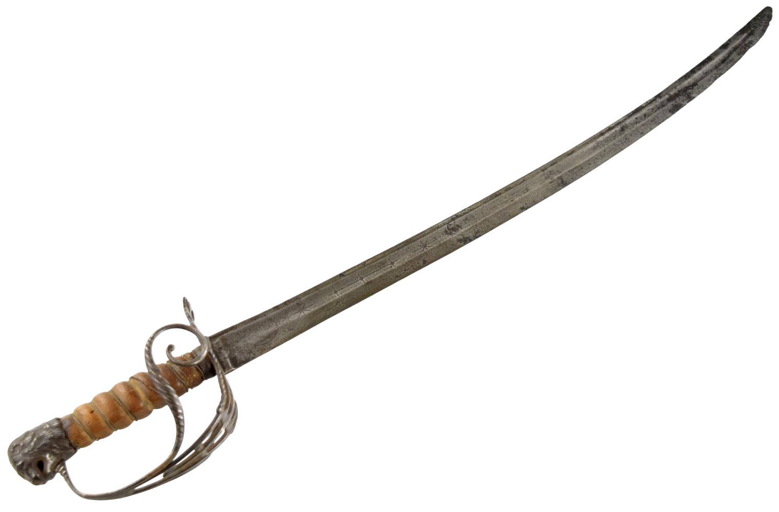 American Revolutionary War-Era Cuttoe (Hanger), English or American Colonial, circa 1765â1785
