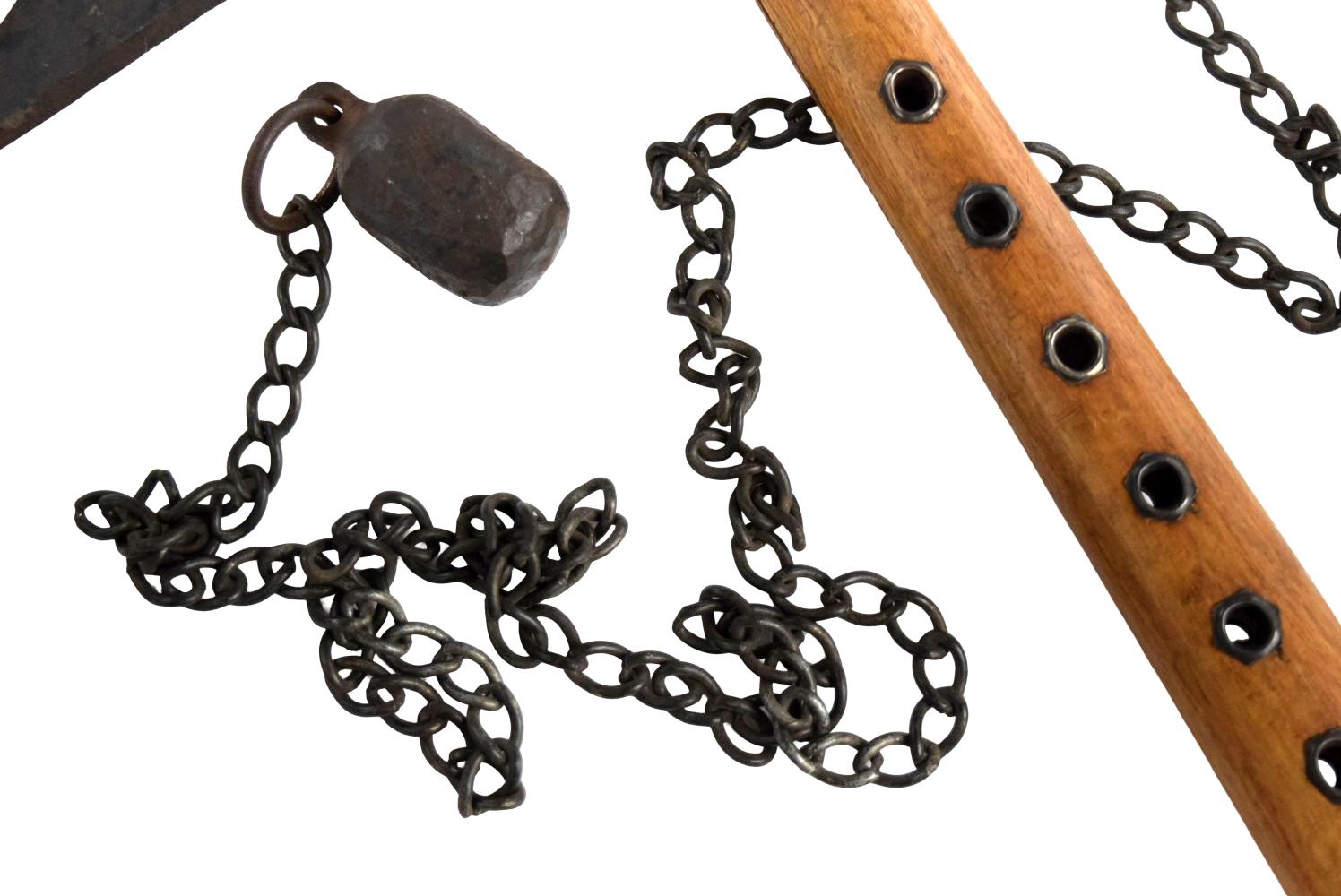 Antique Japanese Kusarigama (Chain-Linked Kama)