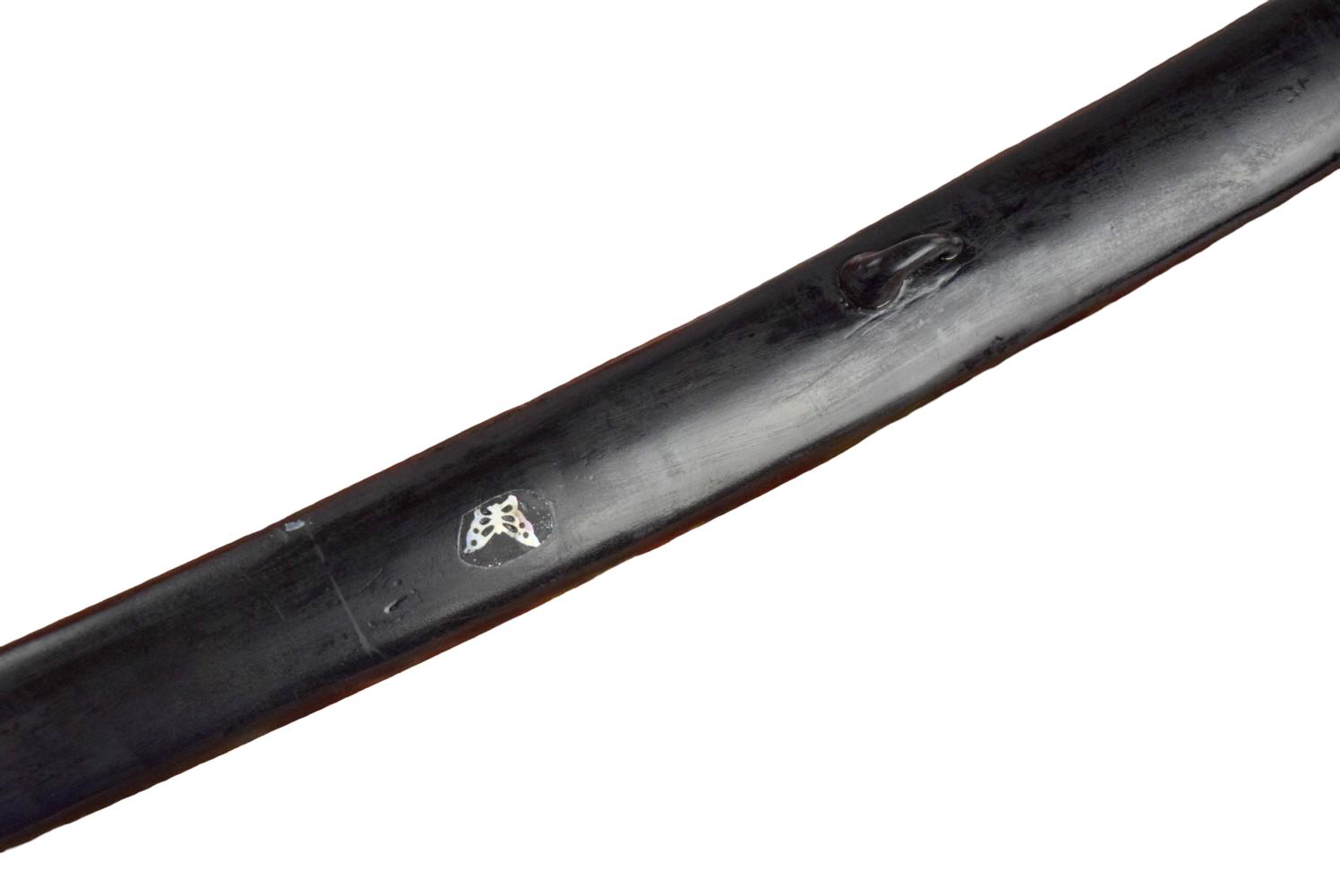 Fine Shinshinto Japanese Samurai Wakizashi Sword in Aikuchi Style Mounts with Samegawa Hilt