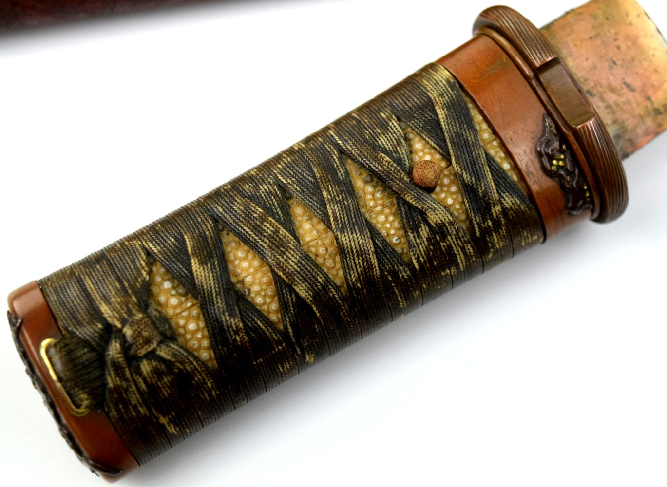 Nice Japanese Samurai Tanto Knife with Papers ~ Signed Munekazu Tsukuru