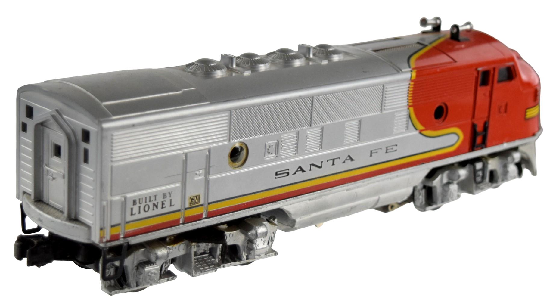Vintage Lionel Santa Fe 2333-20 Diesel F3 Locomotive With 2343 Unit