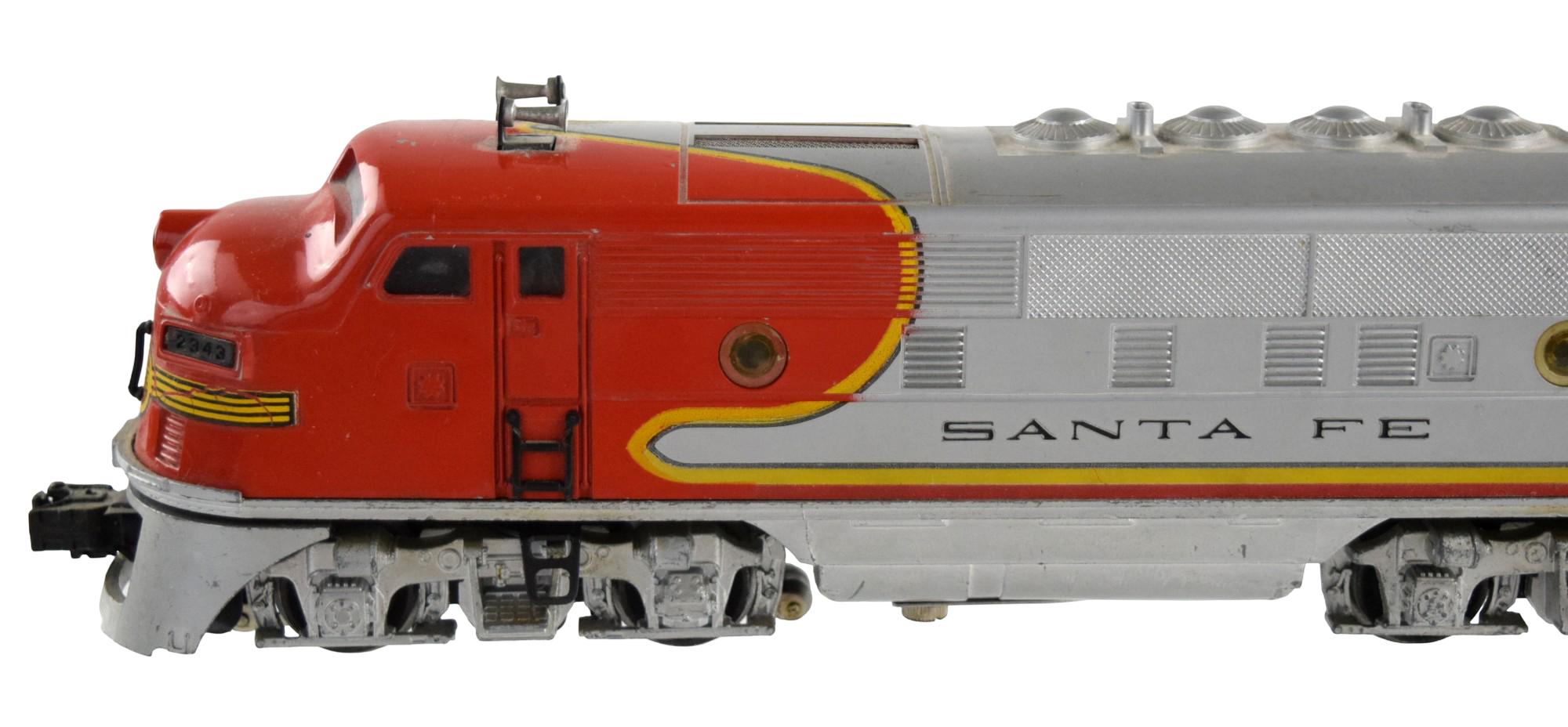 Vintage Lionel Santa Fe 2333-20 Diesel F3 Locomotive