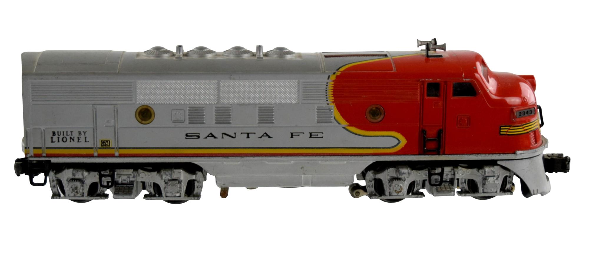 Vintage Lionel Santa Fe 2333-20 Diesel F3 Locomotive
