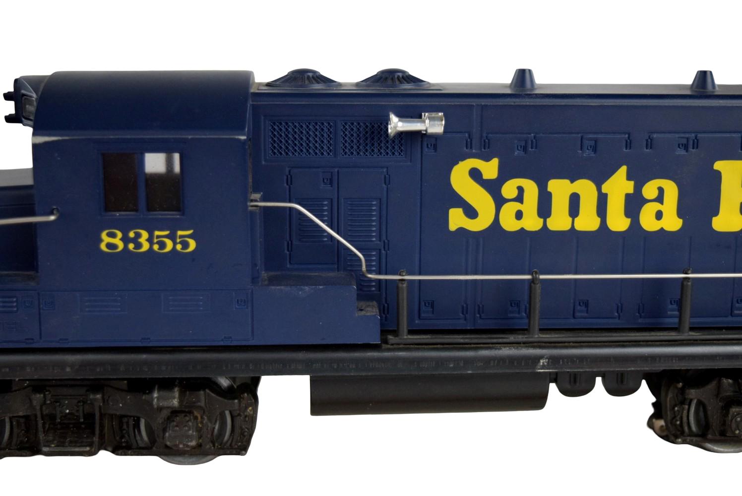 Lionel O Gauge Santa Fe GP-20 Non-Powered Diesel Locomotive w/Horn #8355 6-8355