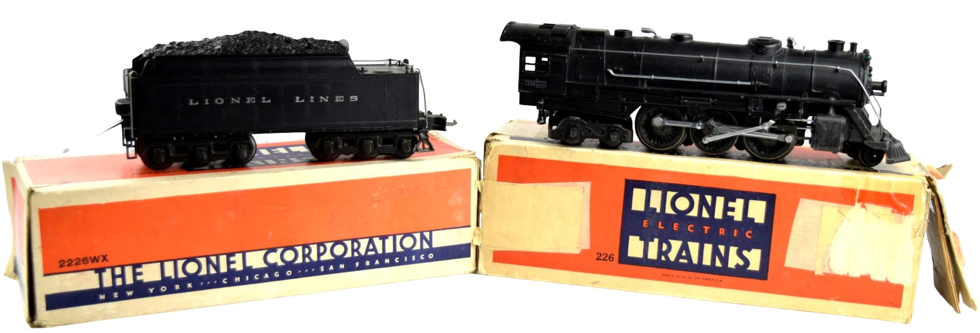 Lionel 226E Vintage O Prewar 2-6-4 Steam Locomotive w/2226WX Tender