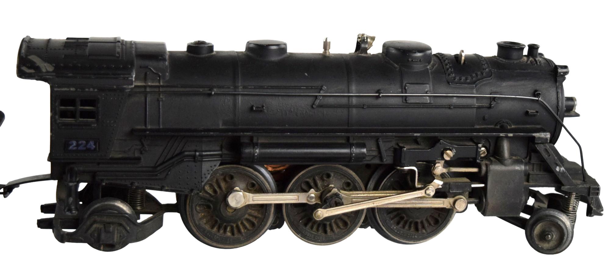 Vintage Lionel Lines 224 and Rio Grande 8602 Steam Engines With Tenders