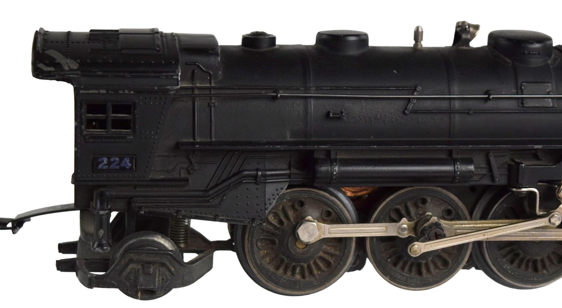 Vintage Lionel Lines 224 and Rio Grande 8602 Steam Engines With Tenders