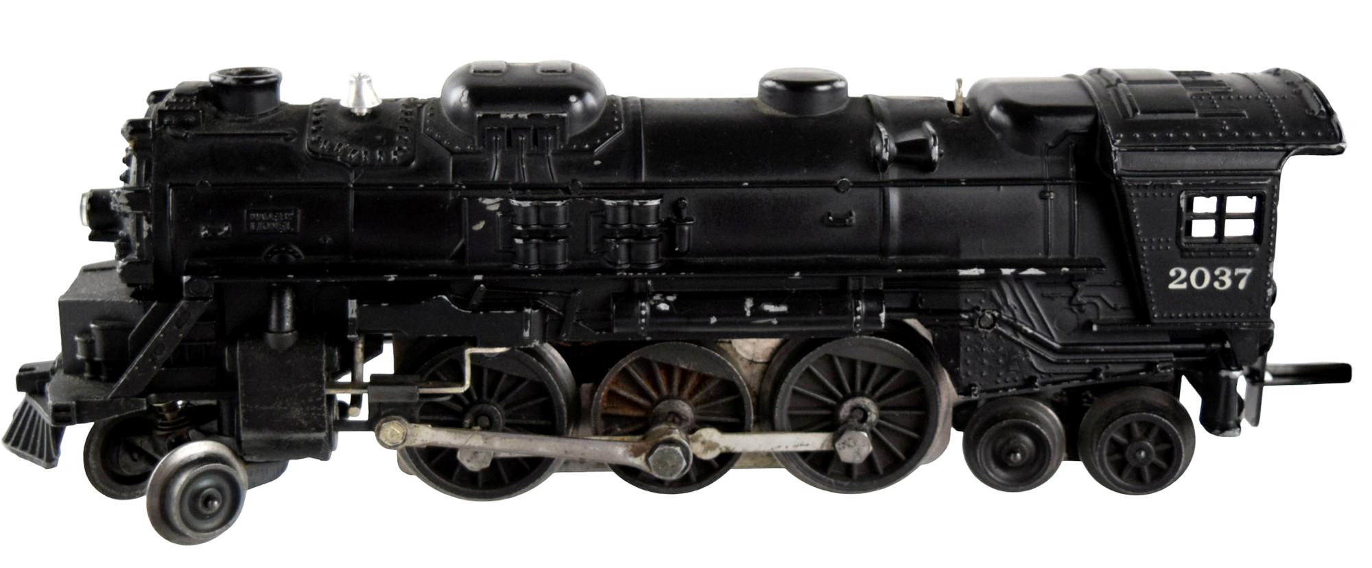 Vintage Lionel Lines 2037 and 2055 Steam Engines With Tenders