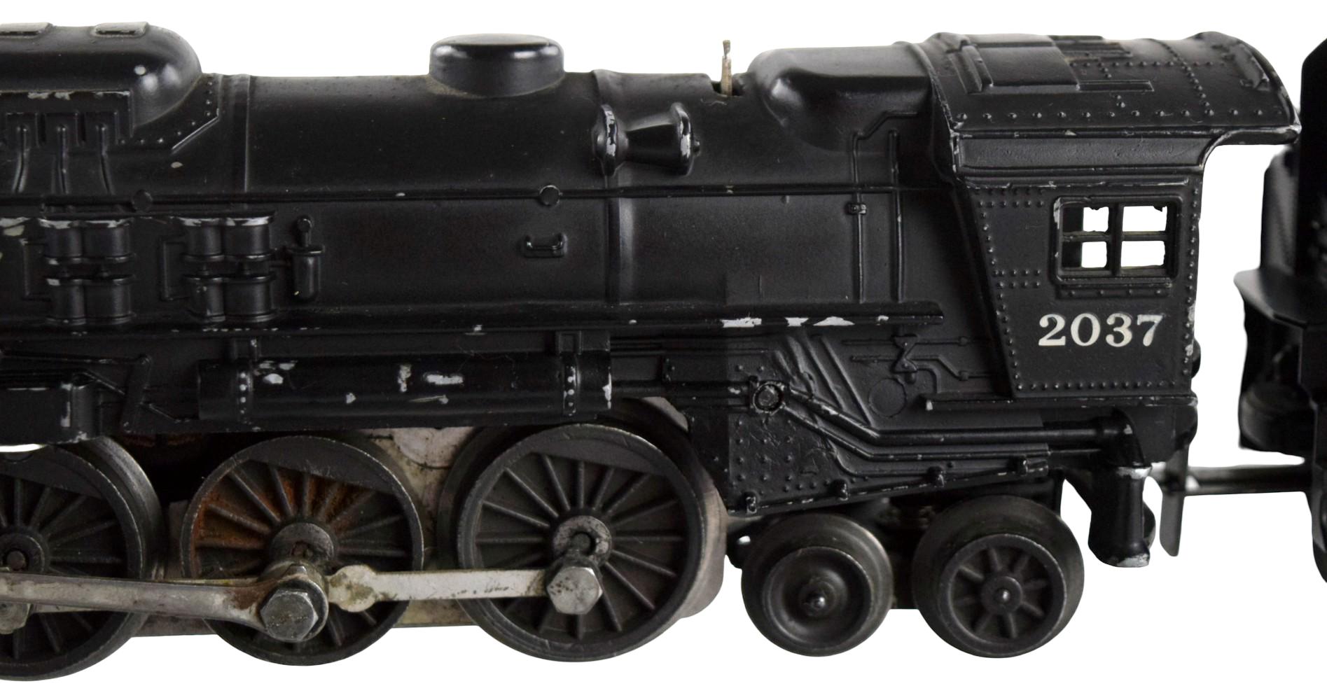 Vintage Lionel Lines 2037 and 2055 Steam Engines With Tenders