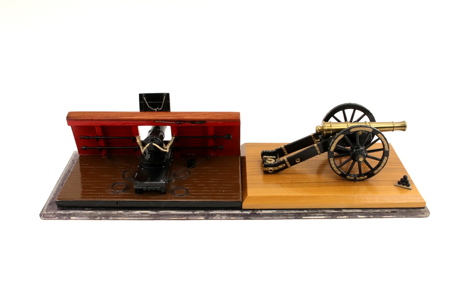 Pair Civil War 1861 Desktop Replica of U.S. Army Cannons