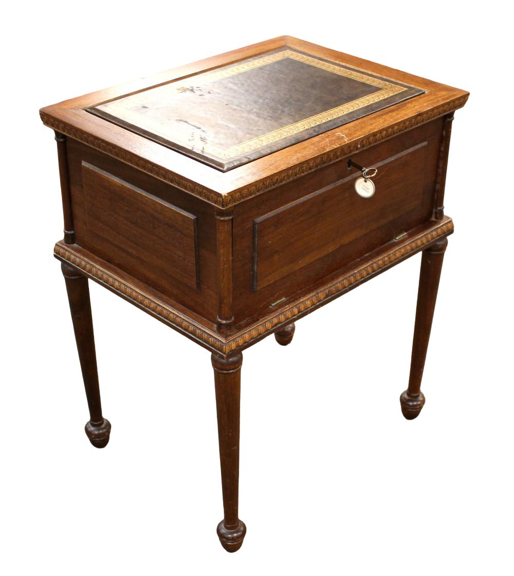 Mahogany Coins Medals Collectors Display Cabinet