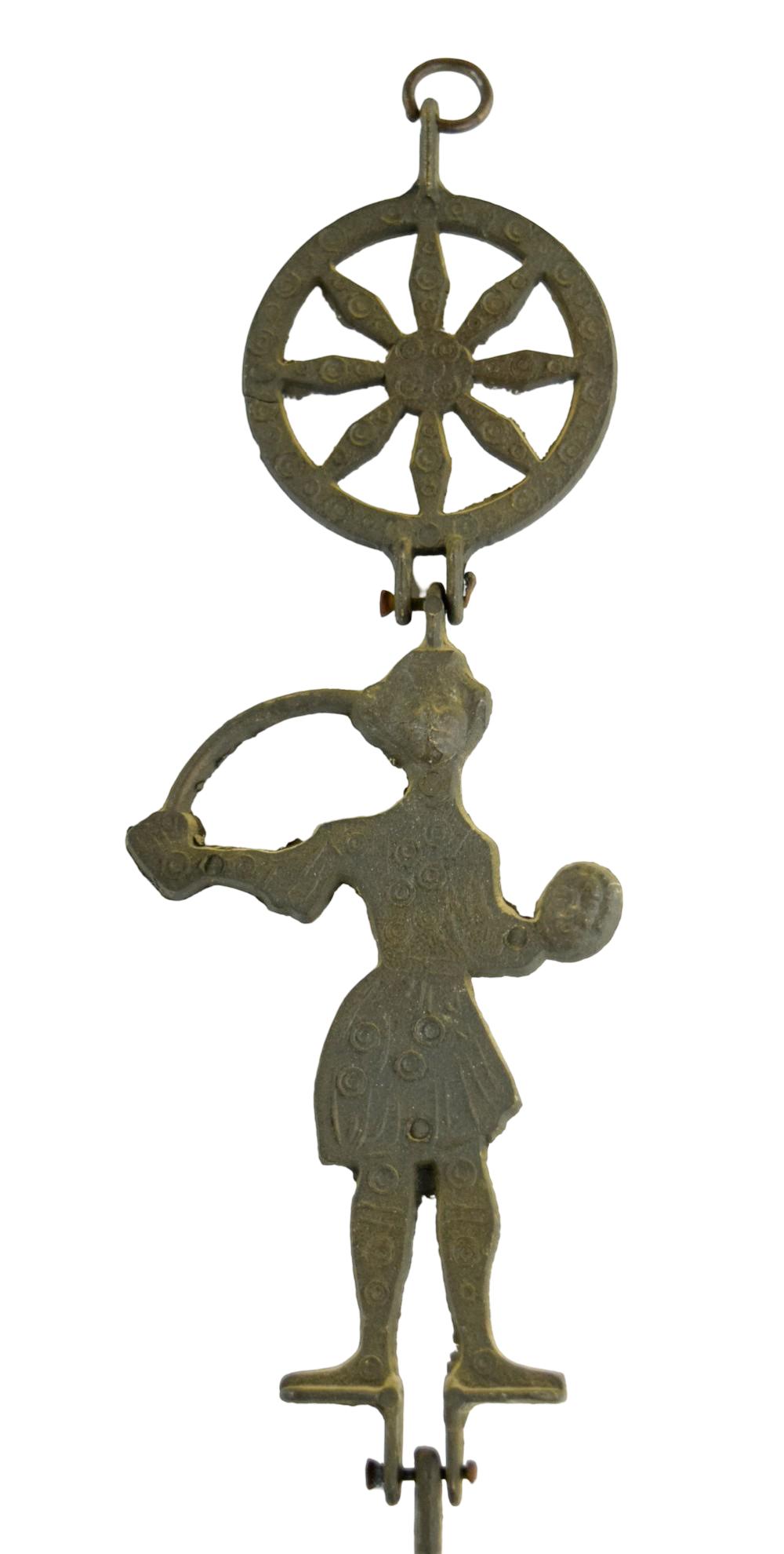 Byzantine Orthodox Brass Cross Candle Holder