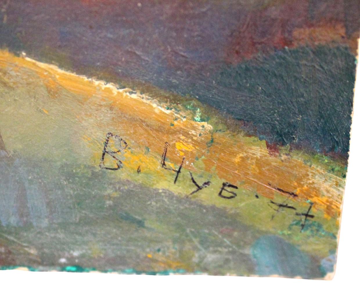 VLADIMIR CHUB (RUSSIAN/UZBEK, B. 1940) OIL PAINTING, "SIDJAK", 1980