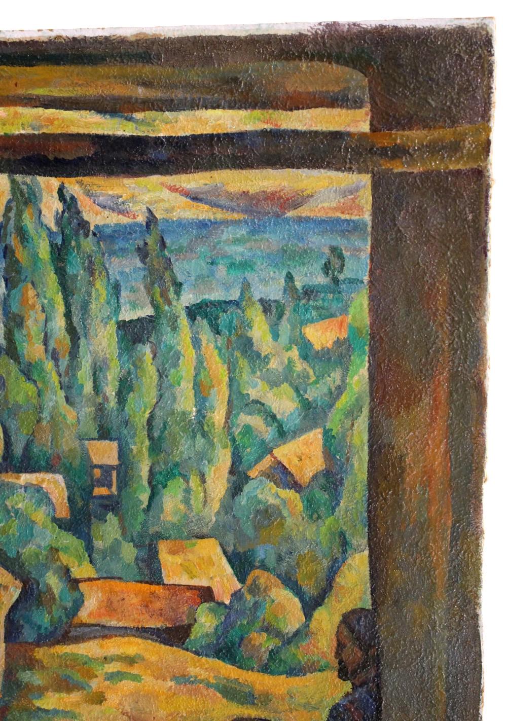 VLADIMIR CHUB (RUSSIAN/UZBEK, B. 1940) OIL PAINTING "IN THE EVENING"