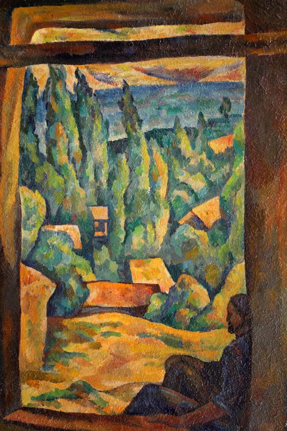 VLADIMIR CHUB (RUSSIAN/UZBEK, B. 1940) OIL PAINTING "IN THE EVENING"