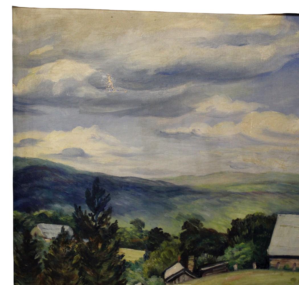 American Valentine Vogel Oil On Canvas Landscape
