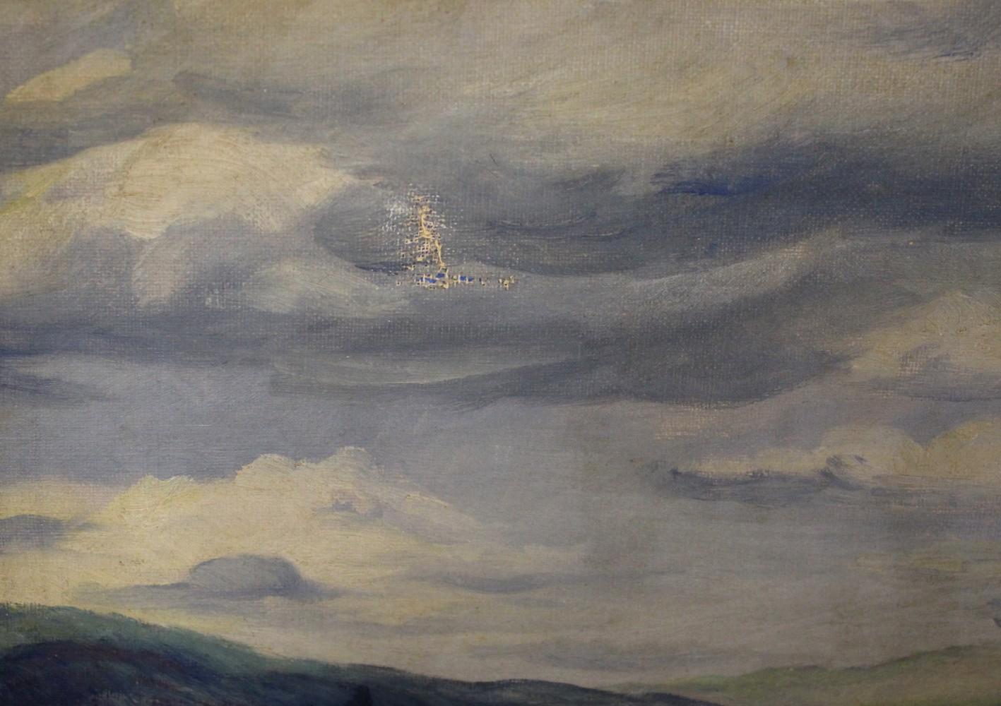 American Valentine Vogel Oil On Canvas Landscape