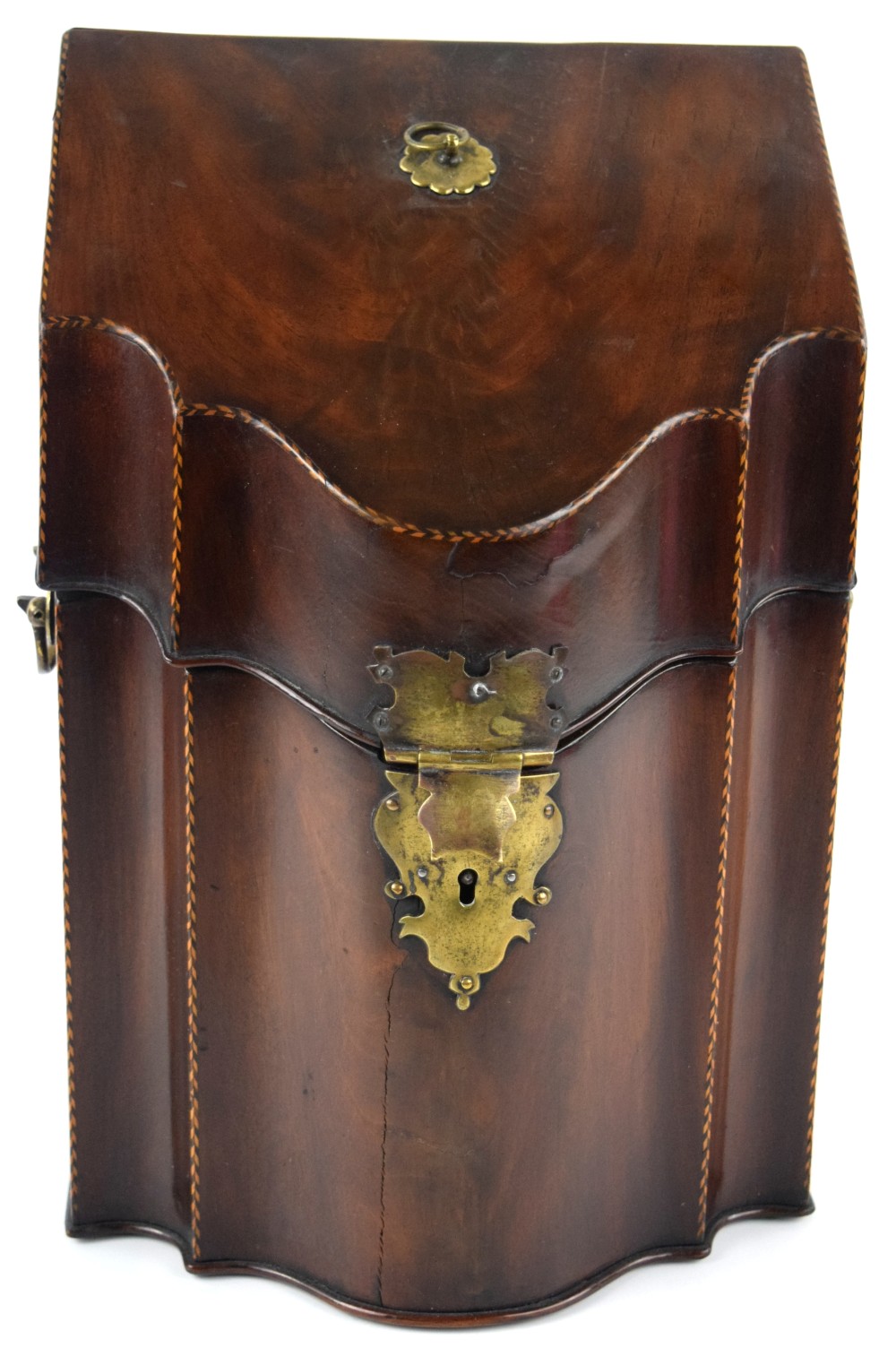 Antique Mahogany Knife Box George III
