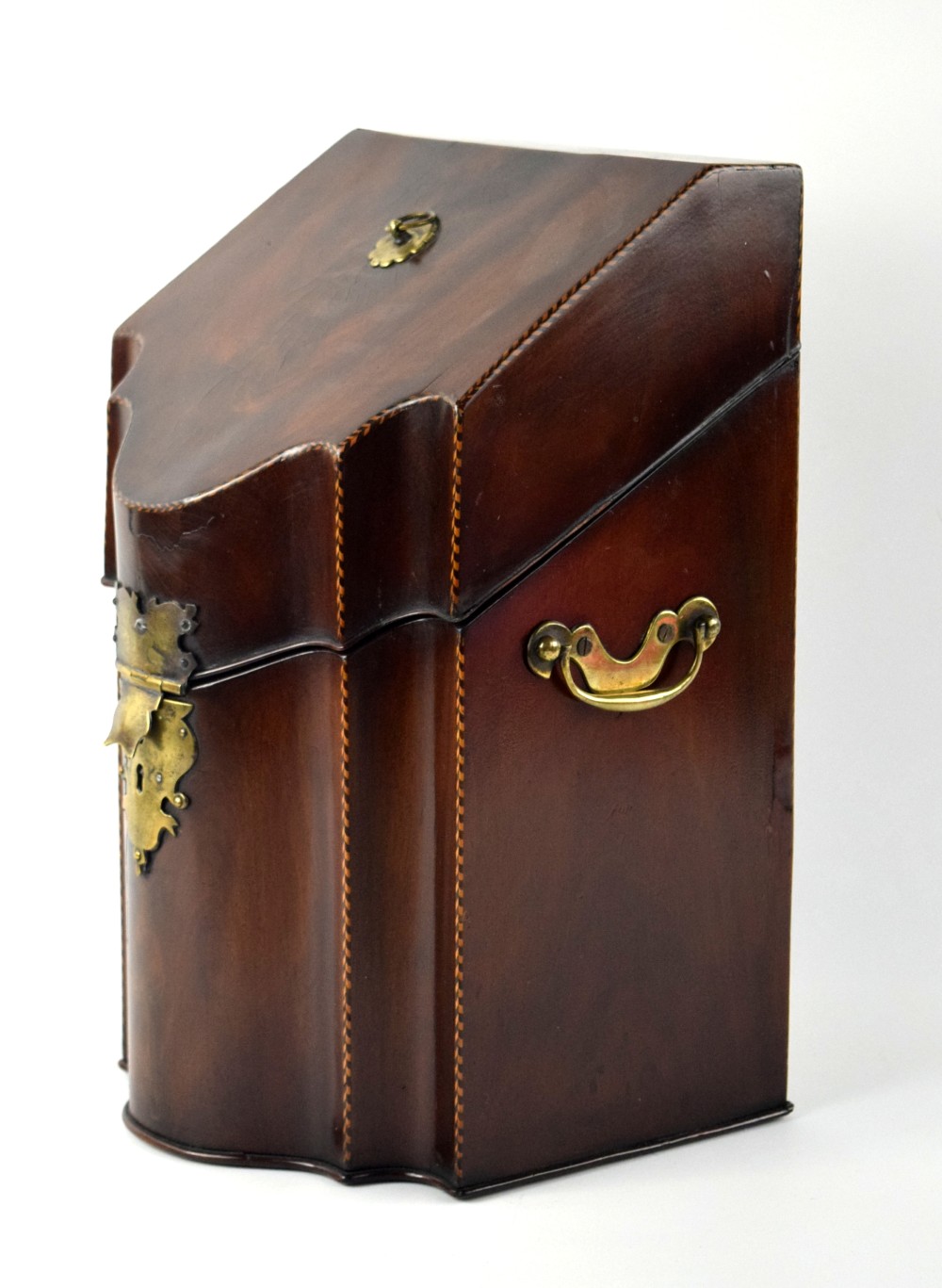 Antique Mahogany Knife Box George III